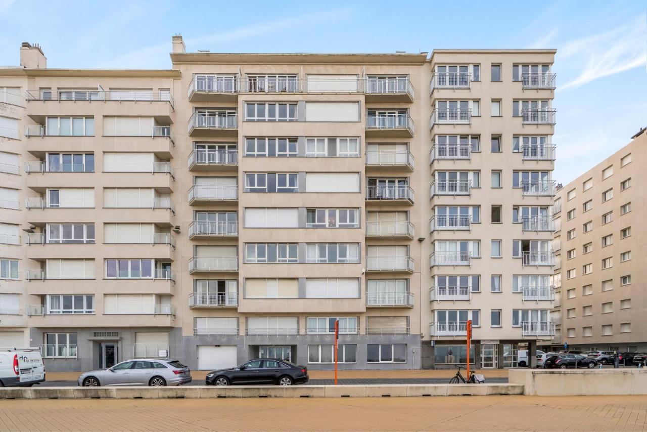 Zonnig Familie App Op Zeedijk Met Zeezicht Voor 6P Apartman Ostende Kültér fotó