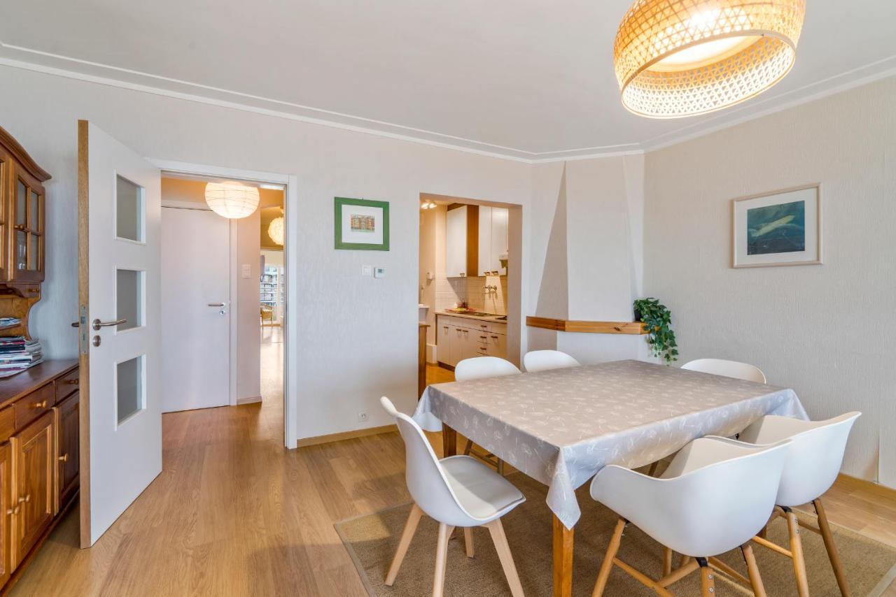 Zonnig Familie App Op Zeedijk Met Zeezicht Voor 6P Apartman Ostende Kültér fotó